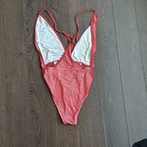 East n West red bathing suit - Picture 2 of 3